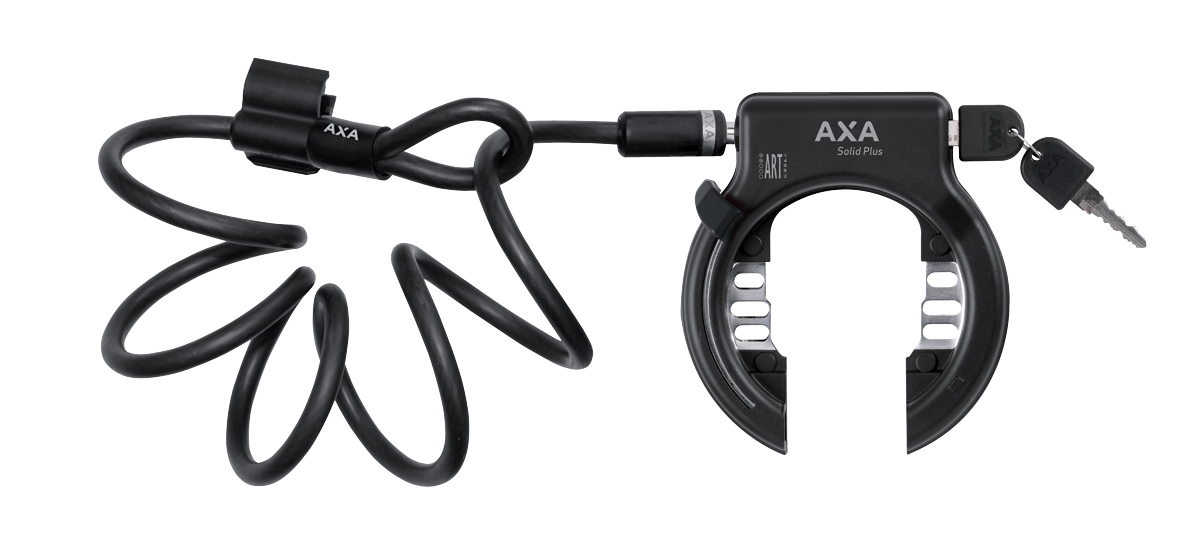 Zámek spirála AXA Newton Plug-in 180cm/10mm