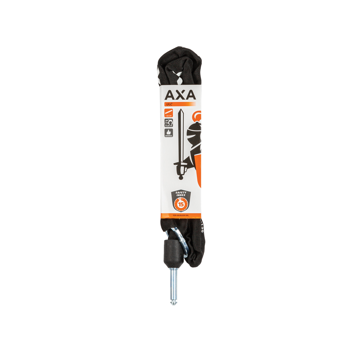 Zámek AXA ULC 100 Plug-in 100/5,5 black řetězový