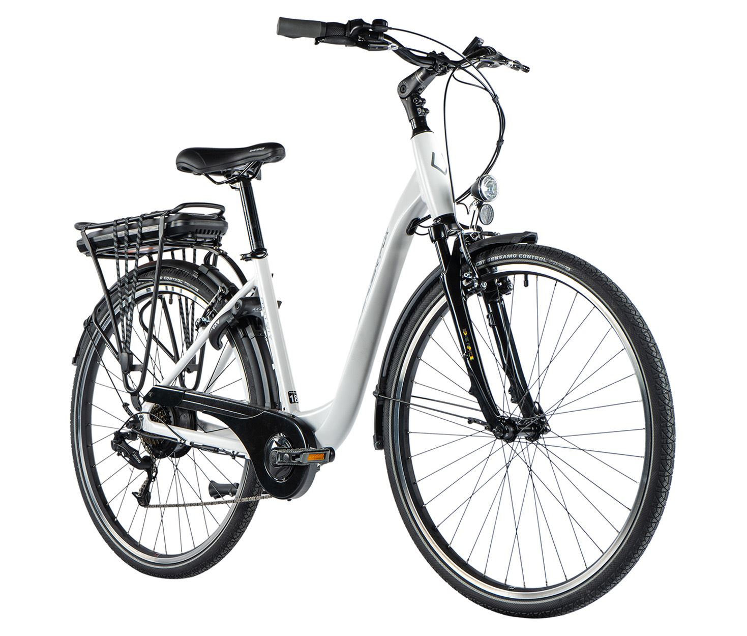 Elektrokolo Leader Fox PARK CITY 28" 2024 15Ah, vel.18" bílá