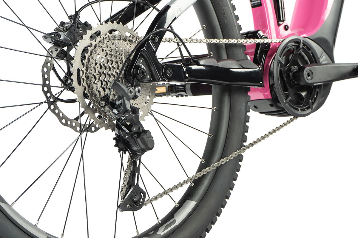 Elektrokolo 27,5" Leader Fox ARRAN 2023, Panasonic GX, 20Ah, pink/black, vel.19,5" -AKCE!