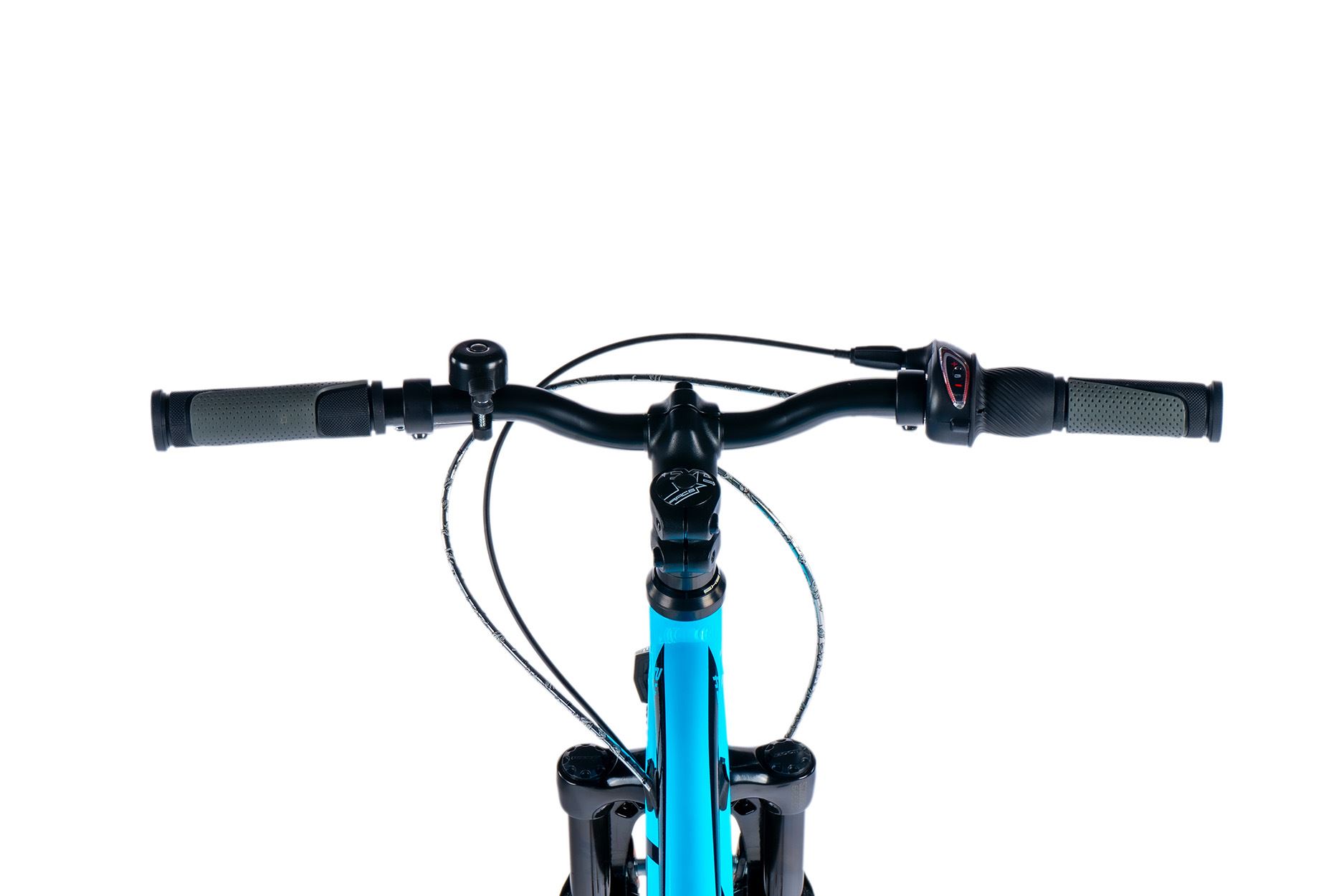 Dětské kolo Leader Fox SPIDER chlapecký 24" /1x8/ 2023 černá mat/modrá - AKCE!