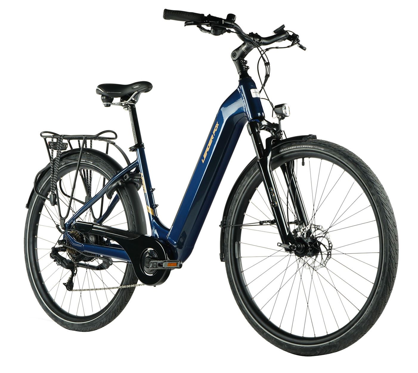 Městské elektrokolo 28" Leader Fox NARA 15Ah 2023 modrá,vel.18"