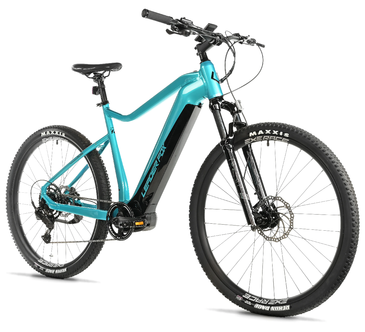 Horské elektrokolo 29" Leader Fox AWALON Man 2025, 20 Ah, light blue, vel.19,5"