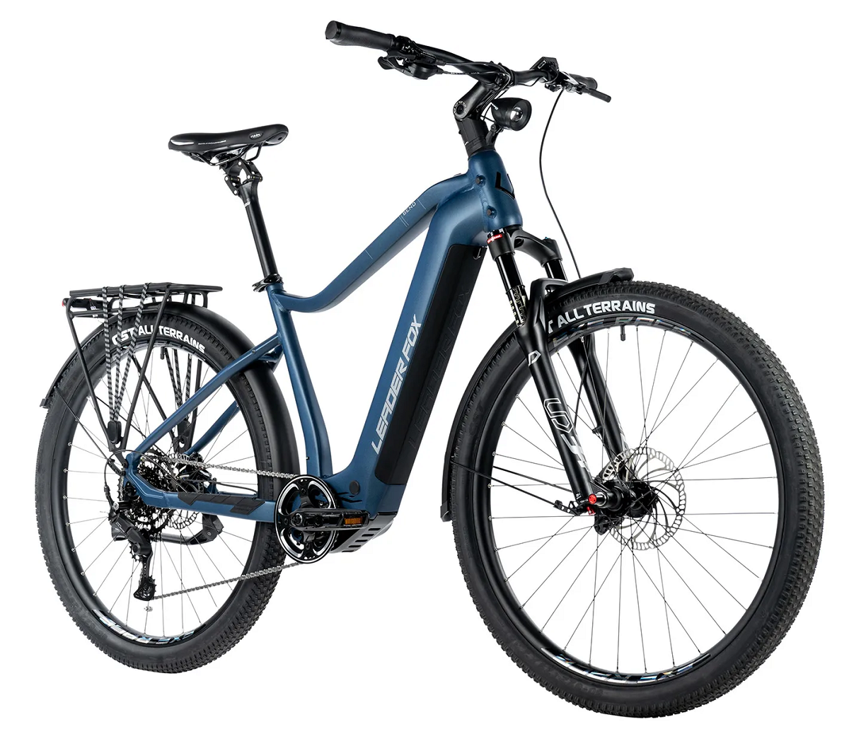 Elektrokolo 28" Leader Fox BEND pánské 2024 23,2Ah M510 blue/black, vel.17,5" -AKCE!