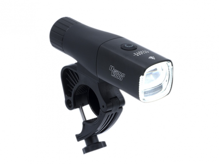 Světlo přední Author VISION 1300 lm, USB, Alloy