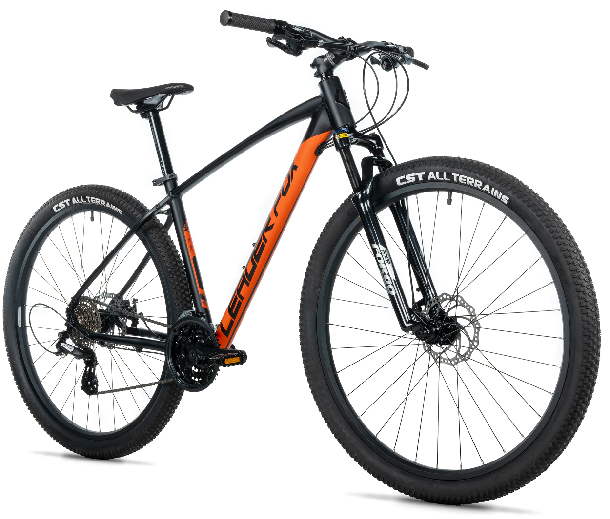 Horské kolo 29" Leader Fox JASPER 2026 black/orange vel.18"