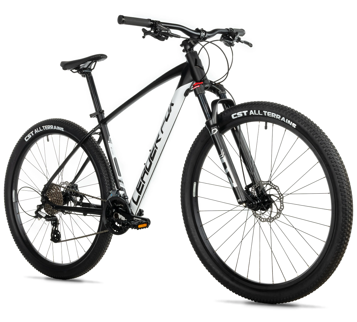Horské kolo 27,5" Leader Fox EVOLUTION 2026 černá/bílá /2x8/ vel.20"