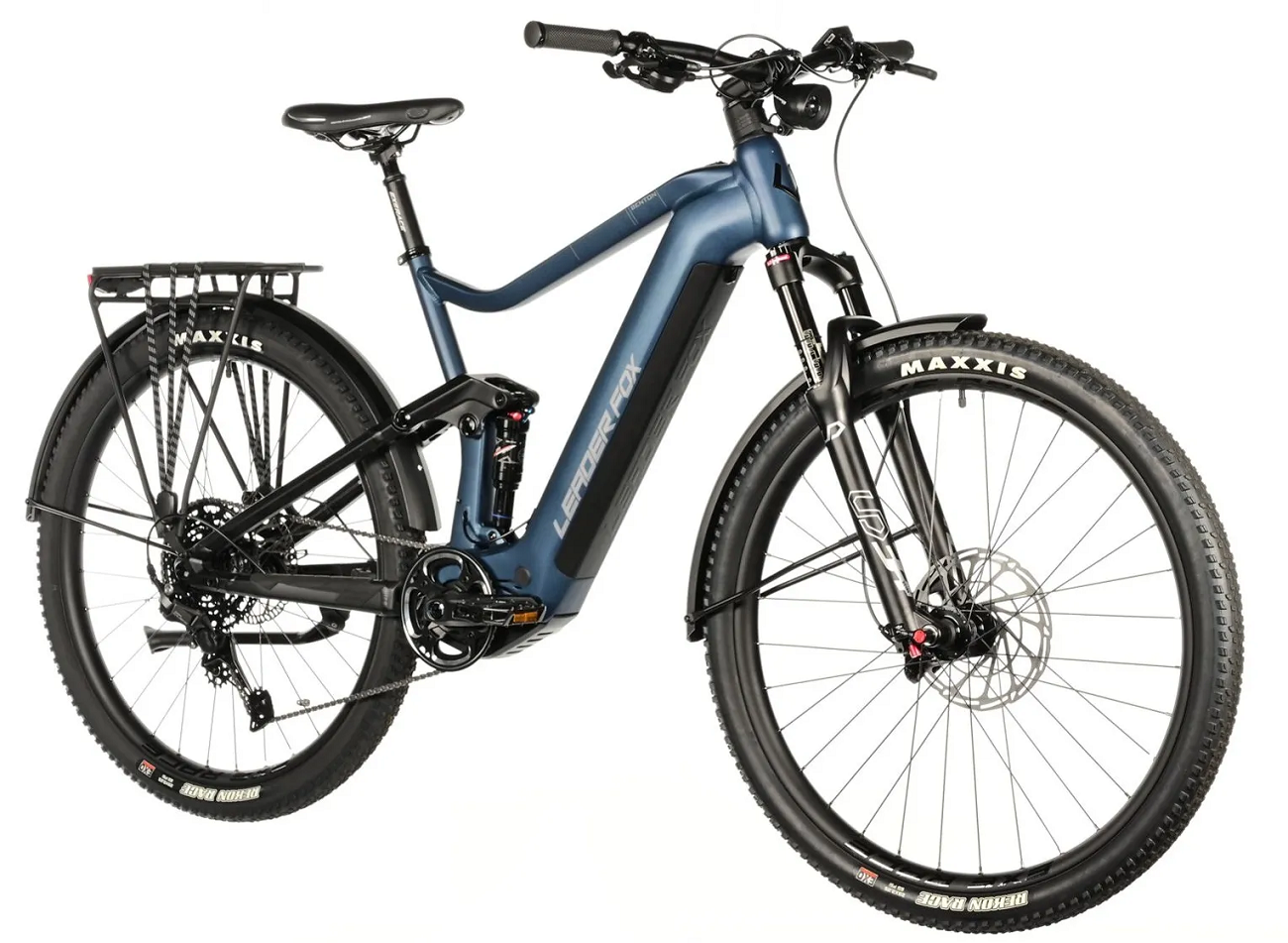 Elektrokolo 29" Leader Fox BENTON 2024, M510, 23Ah, blue/black, vel.21,5" - AKCE!