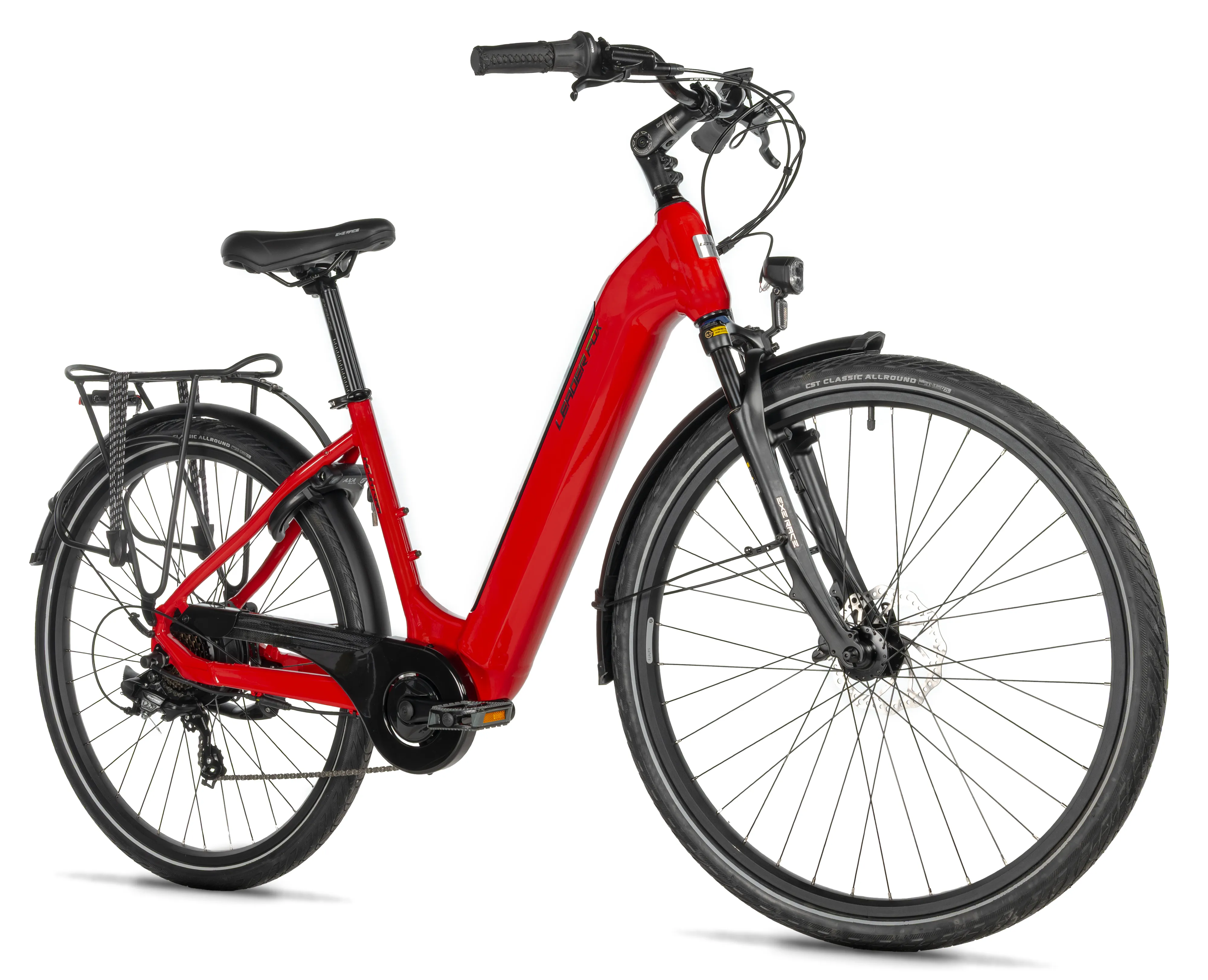 Elektrokolo Leader Fox INDUKTORA 28" 2026, 16Ah, červená, vel.16,5"