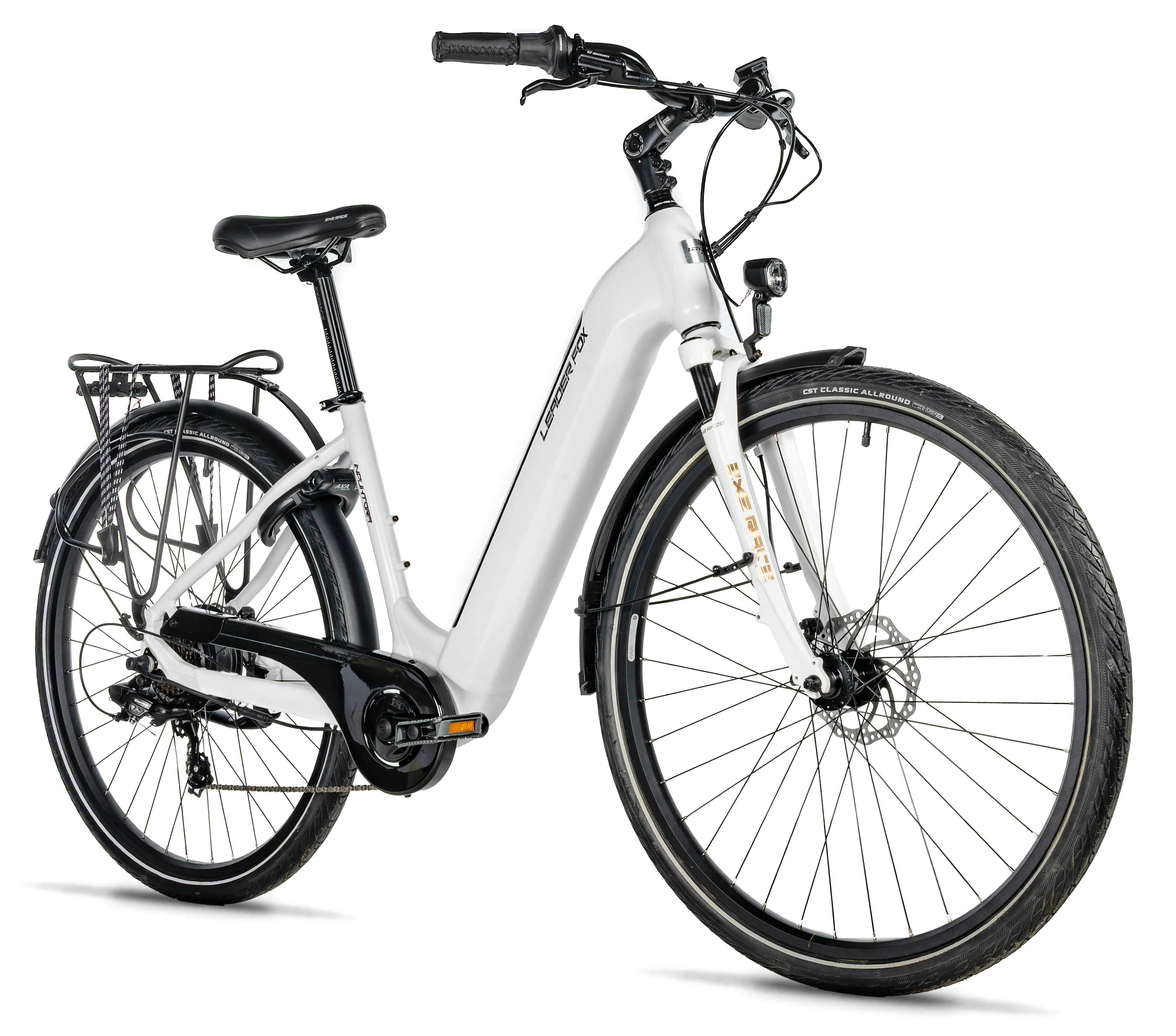 Elektrokolo Leader Fox INDUKTORA 28" 2026, 16Ah, bílá, vel.20"