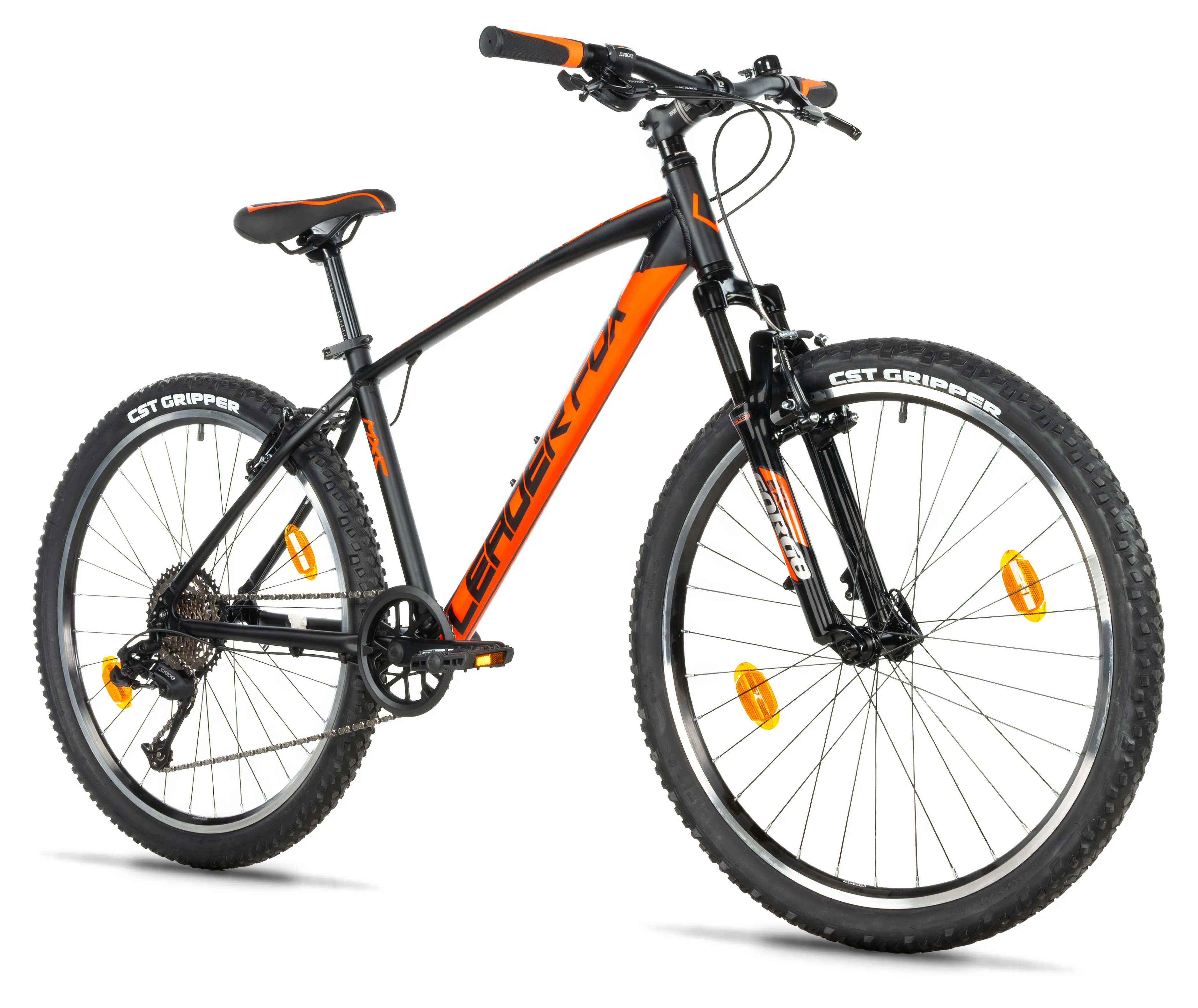 Horské kolo 26" Leader Fox MXC 2027, junior, black/orange /1x9/, vel.14"