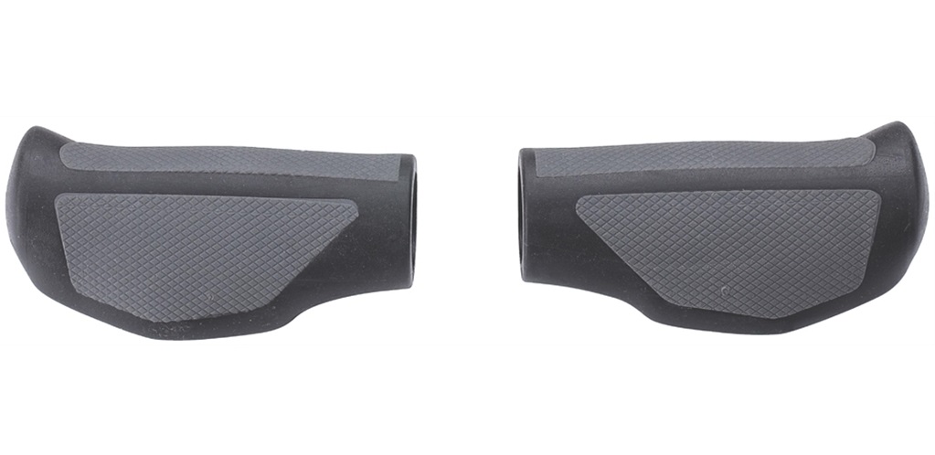 Gripy krátké BBB InterGrip BHG-76, černá/šedá, 90mm