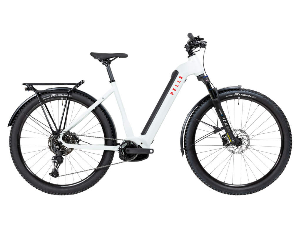 Cestovní elektrokolo Pells LowStep EQ 2026, Bosch Performance CX, 750 Wh, cream/red, vel.M + Bonus!