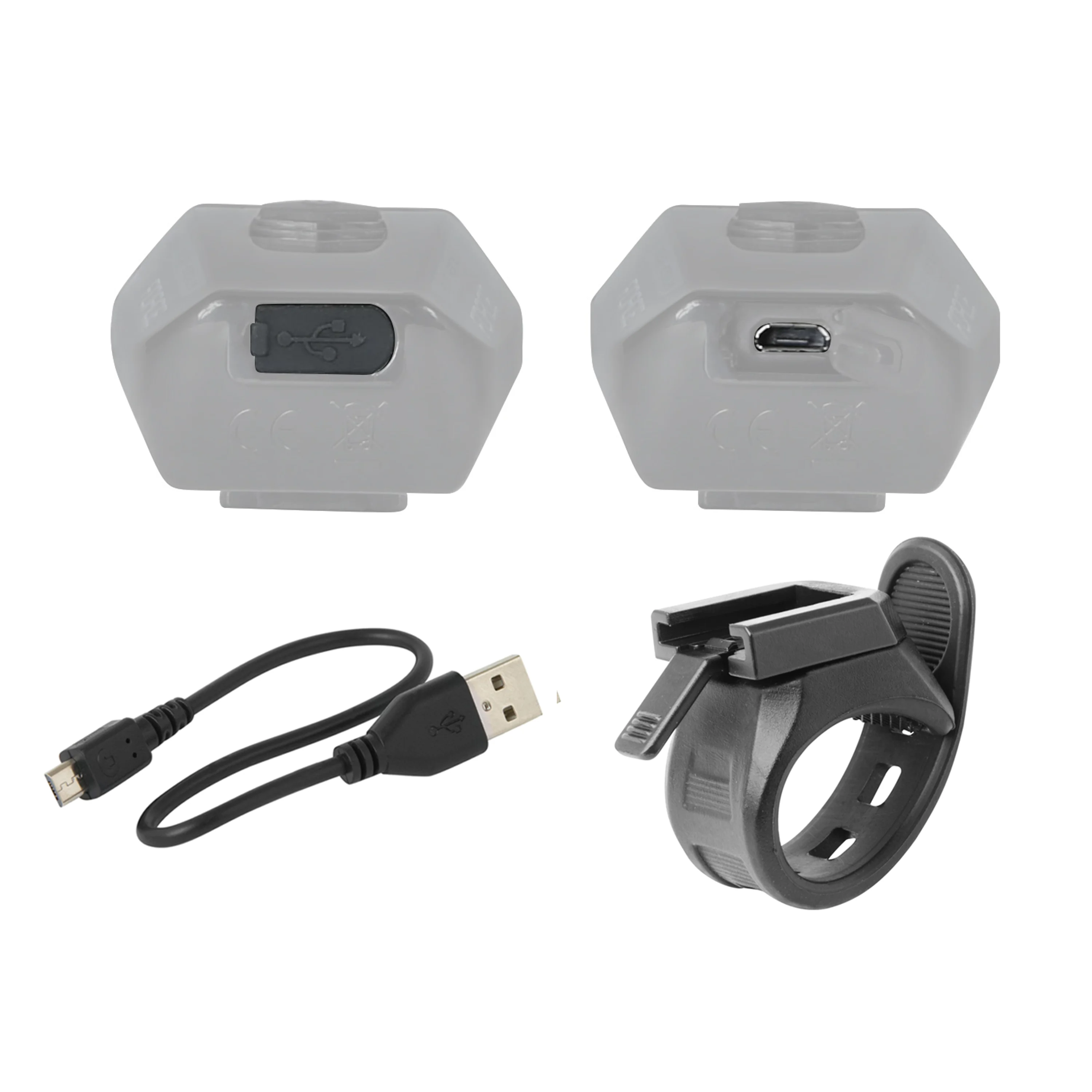 Světlo přední FORCE BUG 400LM USB, černé