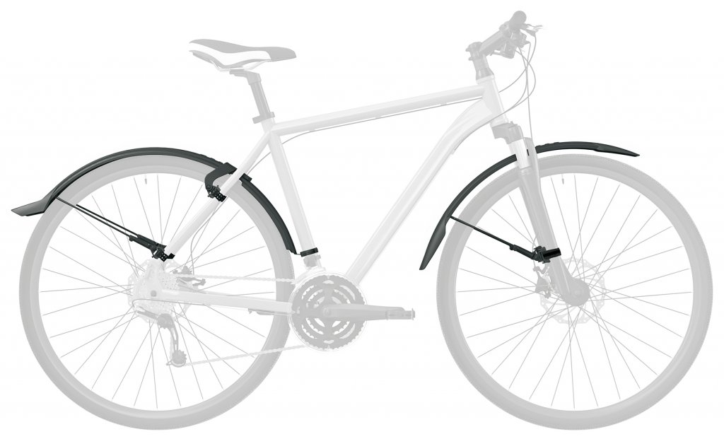 Blatníky plast. 29" SKS VELO VELOFLEXX SET, 65mm, černé vč. vzpěr