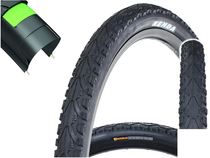 Plášť KENDA 26x1,95" K-935 KHAN, K-SHIELD K-935, E-bike, černý
