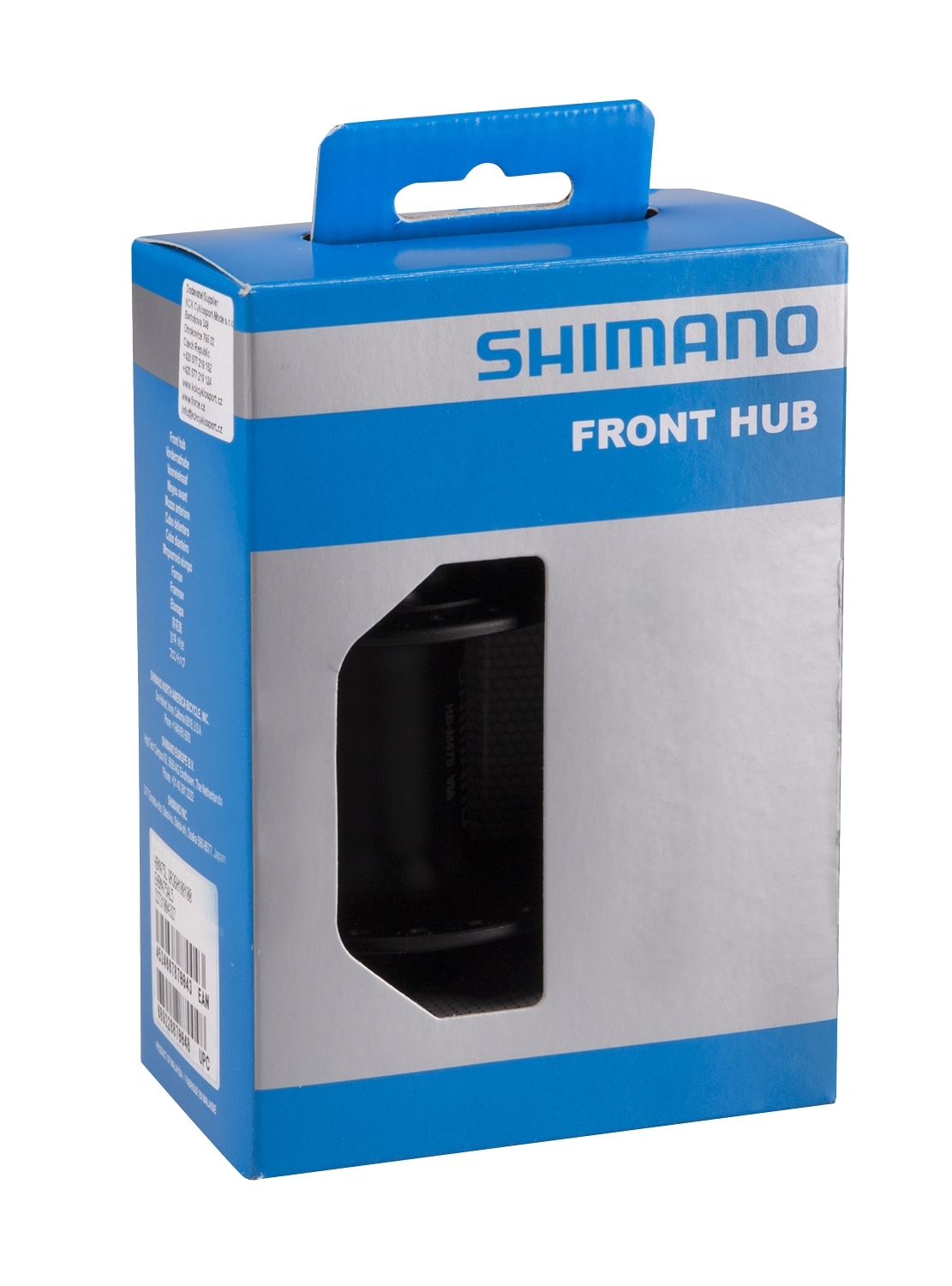Náboj přední Shimano DEORE HB-M525-A černý, kot., 6děr/ 32 děr