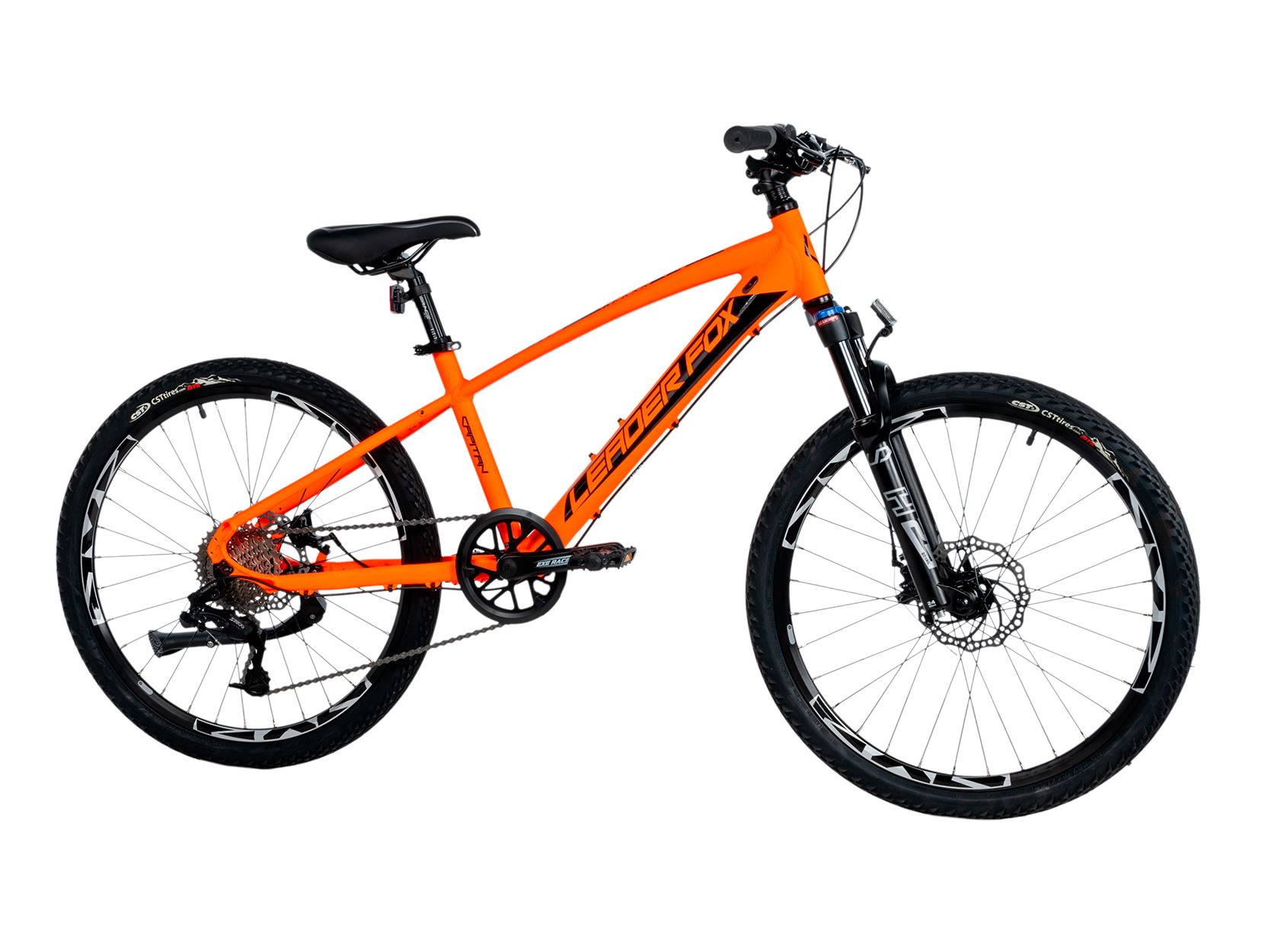 Dětské kolo Leader Fox CAPITAN 24" Disc /1x8/ 2025 oranžová/černá