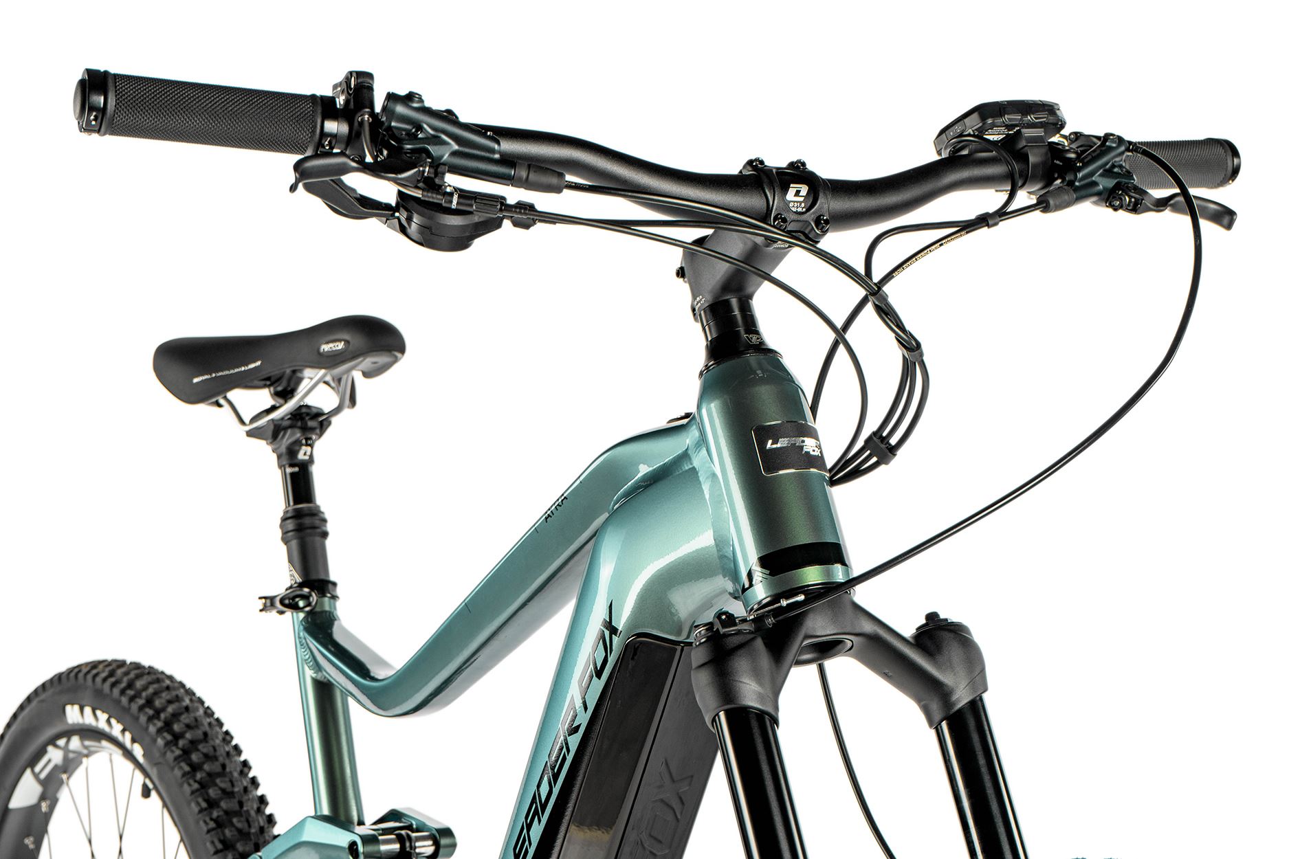 Elektrokolo 29" Leader Fox AYRA 2023 20Ah PANASONIC bottle green vel.17,5" -AKCE