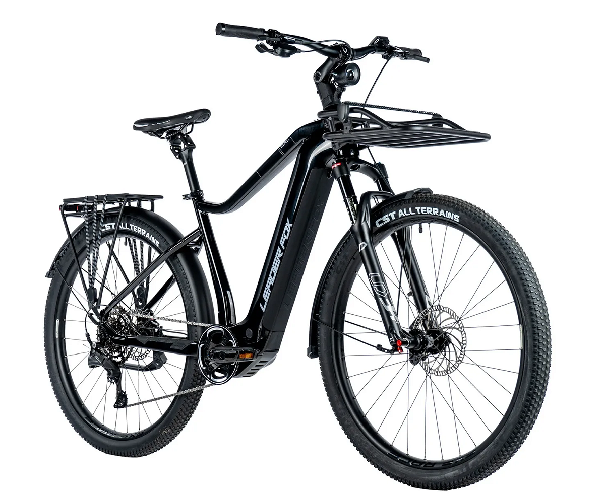 Elektrokolo 28" Leader Fox BEND pánské 2024 23,2Ah M510 black, vel.19" -AKCE!