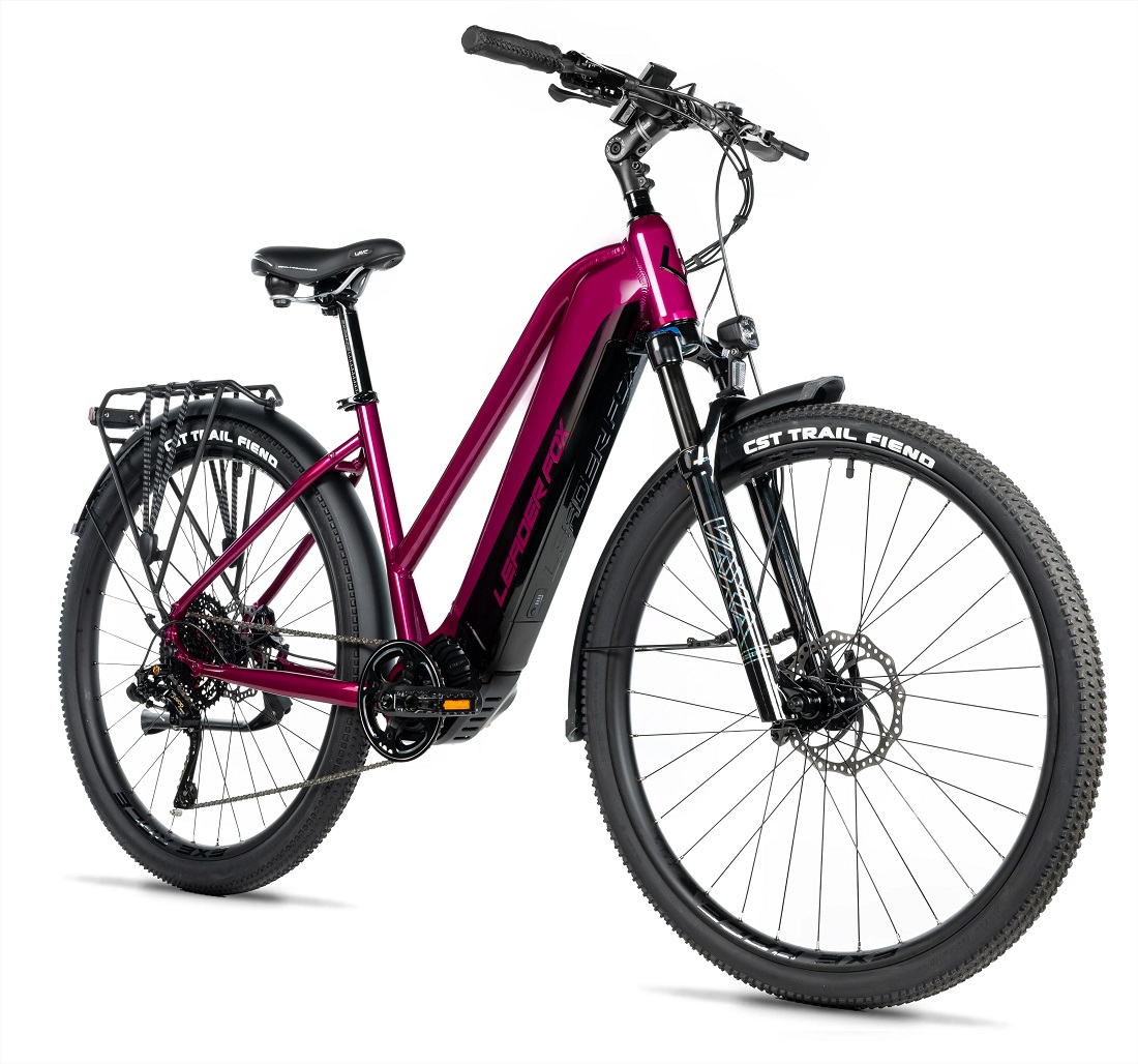 Elektrokolo 28" Leader Fox BARNET dámské 2025, 20Ah M510 violet vel.20"-AKCE!