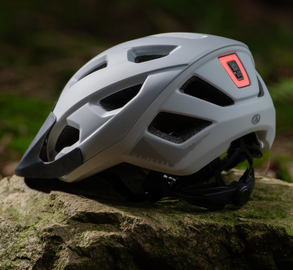 Přilba Author VENTO InMold LED USB šedá/černá vel.58-61cm