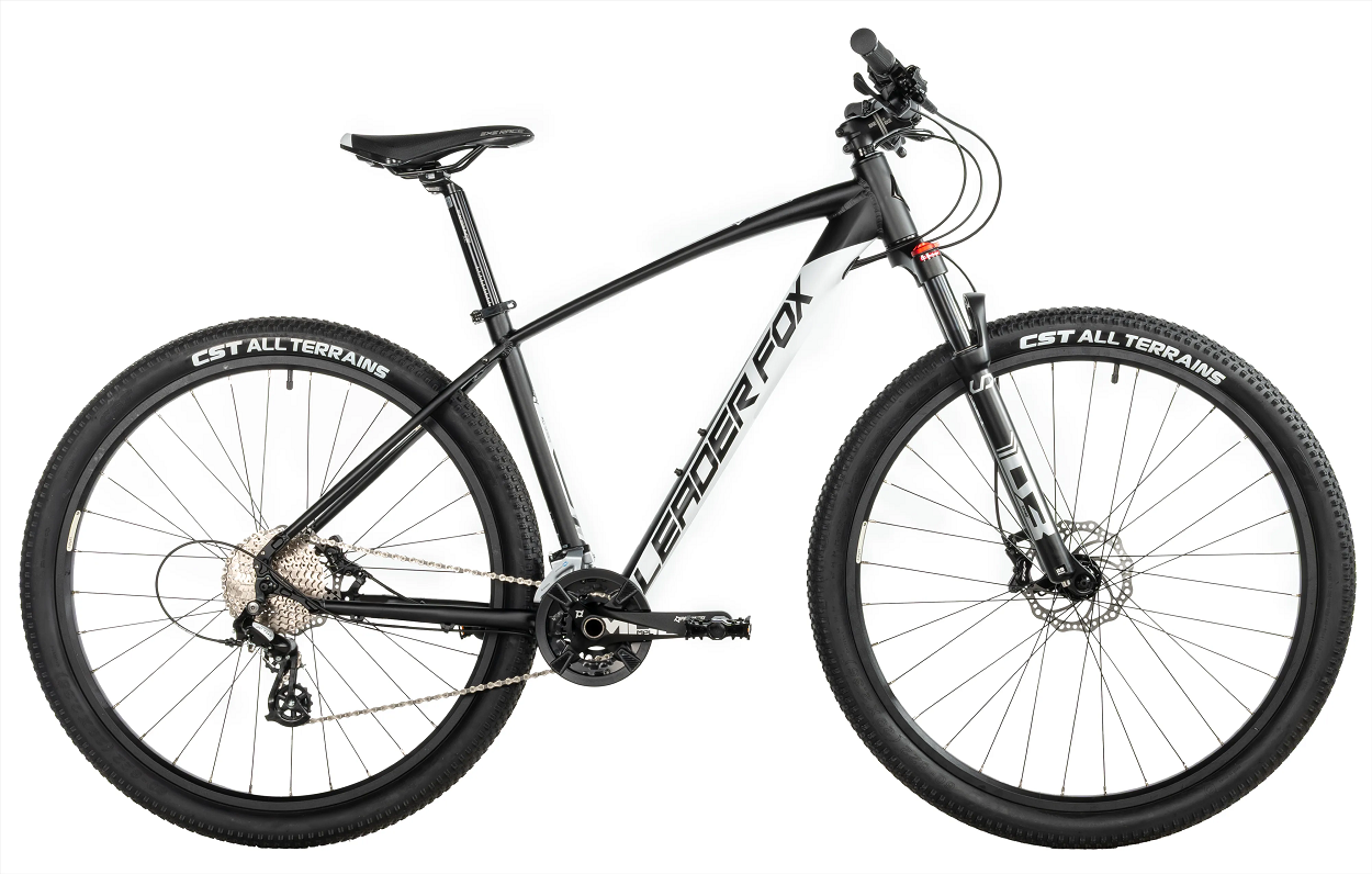 Horské kolo 27,5" Leader Fox EVOLUTION 2026 černá/bílá /2x8/ vel.20"