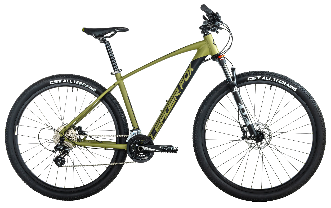 Horské kolo 29" Leader Fox EVOLUTION 2026 army zelená/černá /2x8/  vel.16"