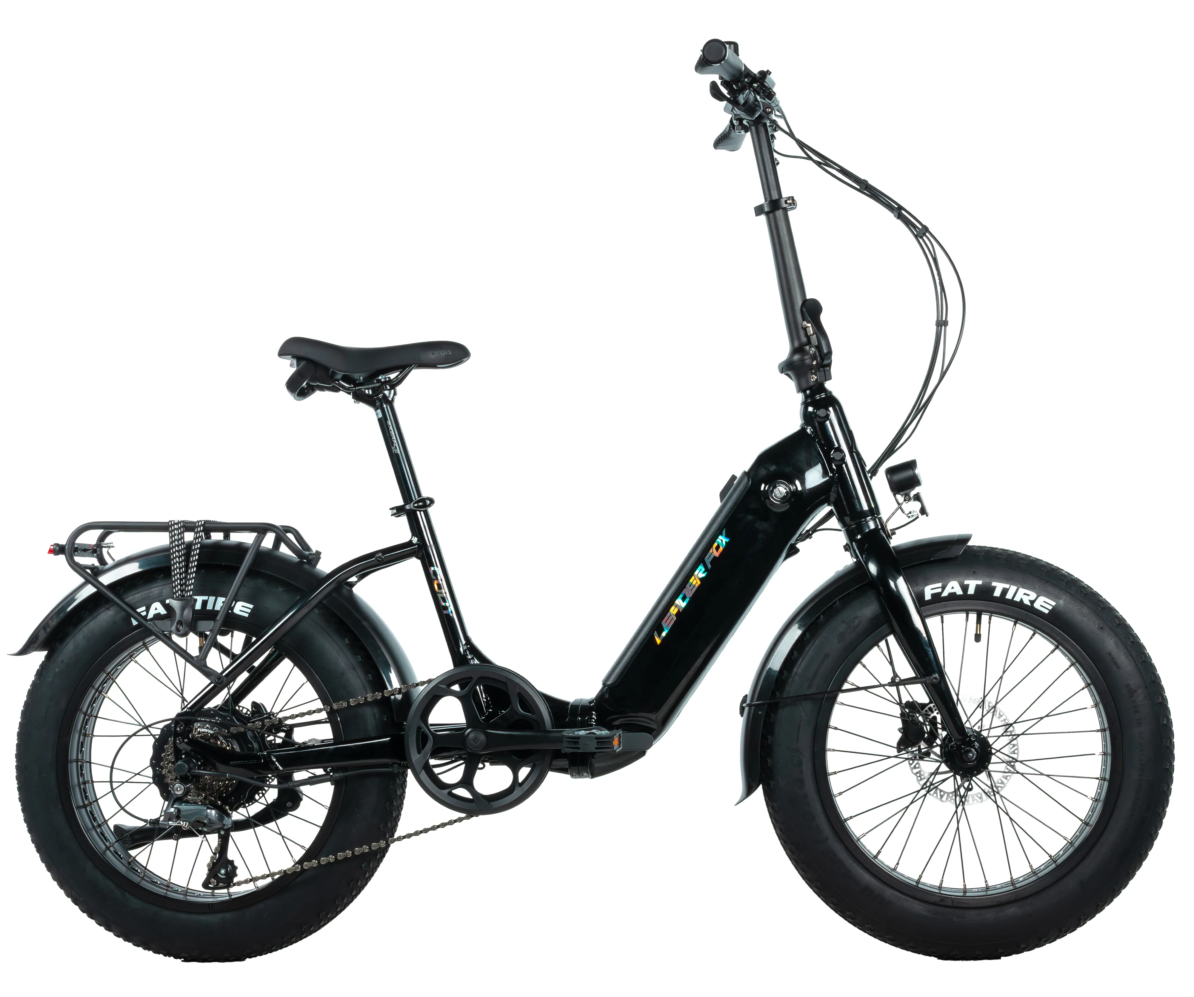 Elektrokolo skládací 20" Leader Fox CODY FAT Bike 16Ah 2025 černá