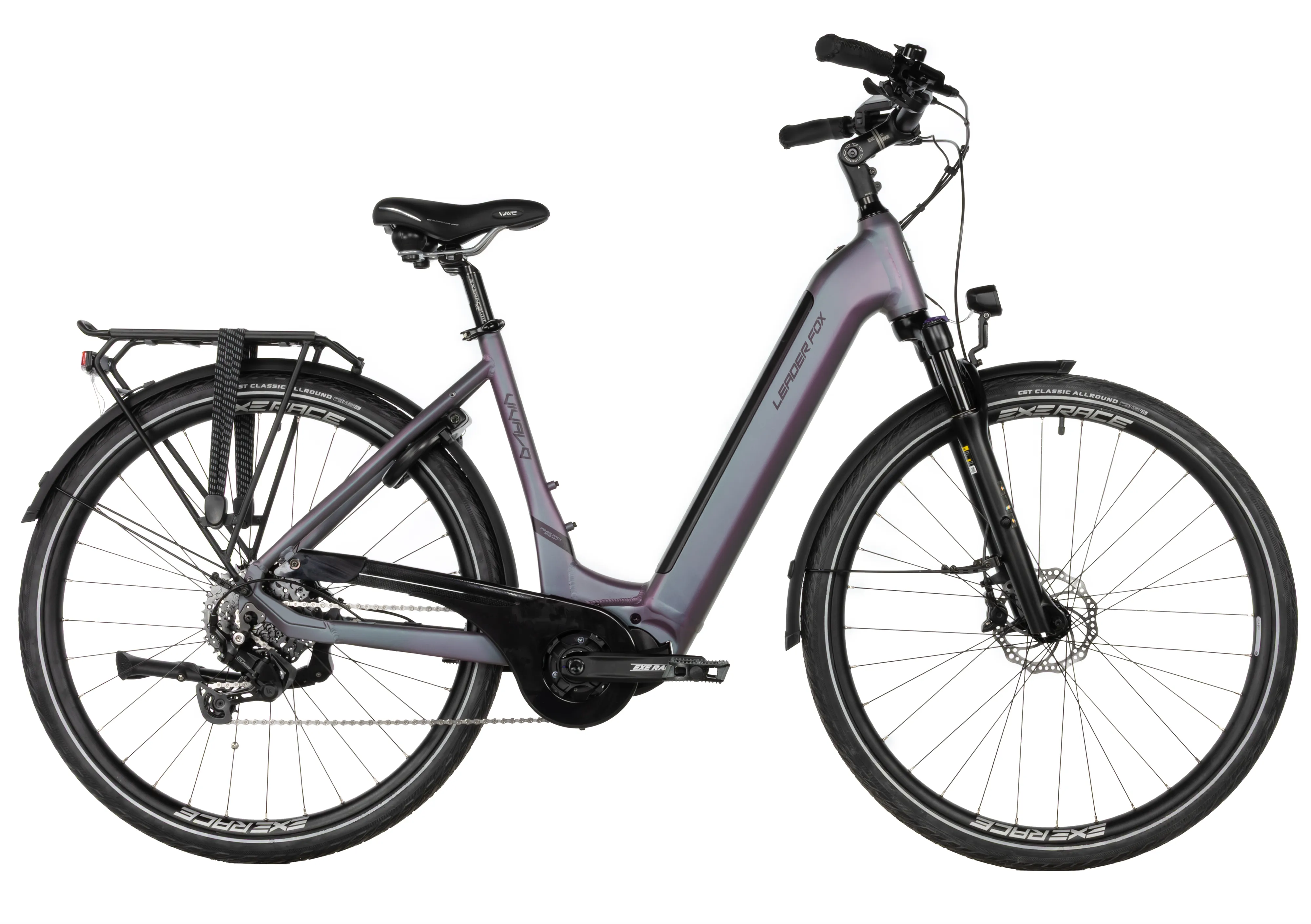 Elektrokolo Leader Fox VIVALO 28" 2026 15Ah grey mat vel.20" + 2.baterie Zdarma!