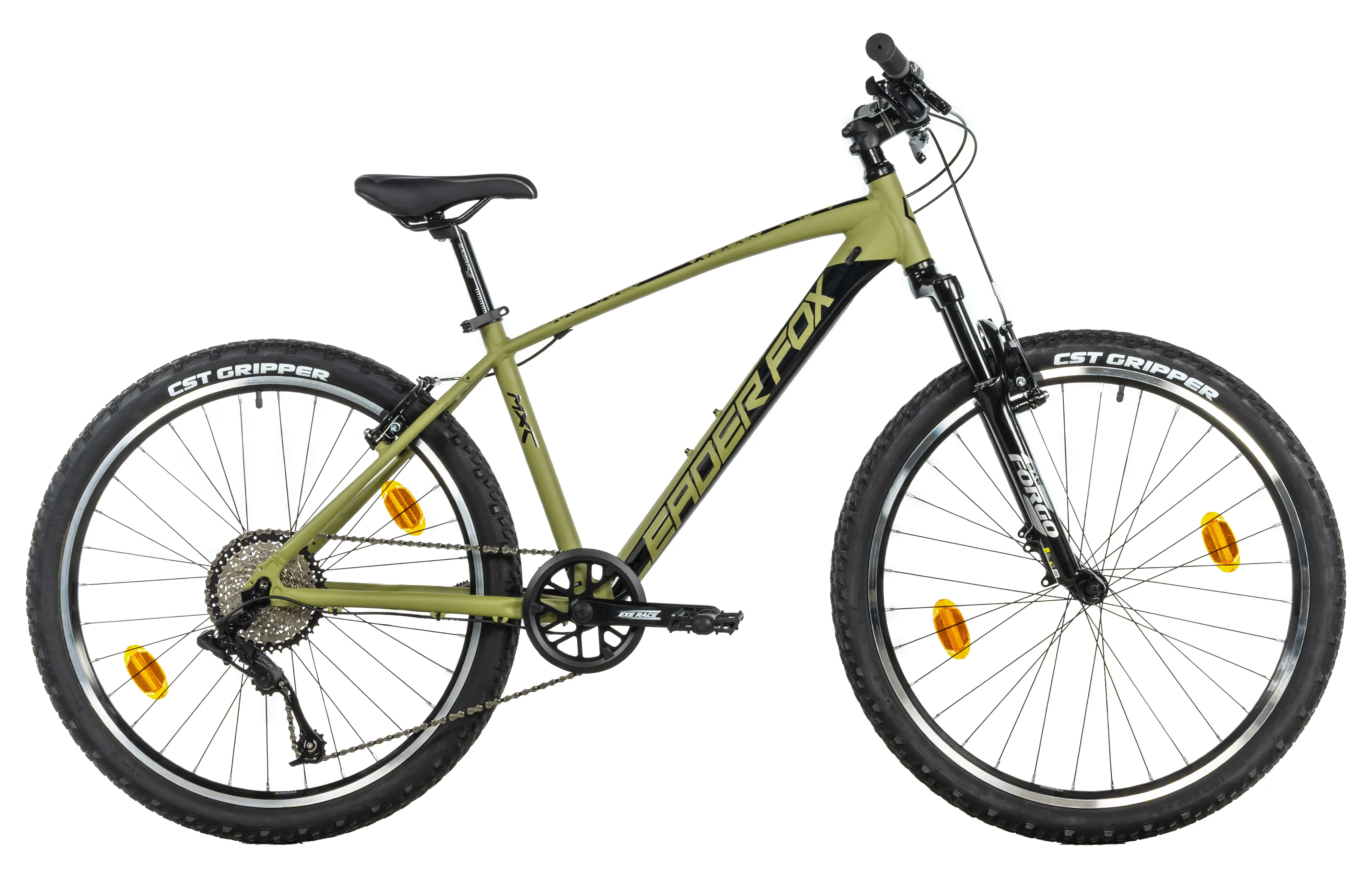 Horské kolo 26" Leader Fox MXC 2027, junior, Khaki/black /1x9/, vel.14"
