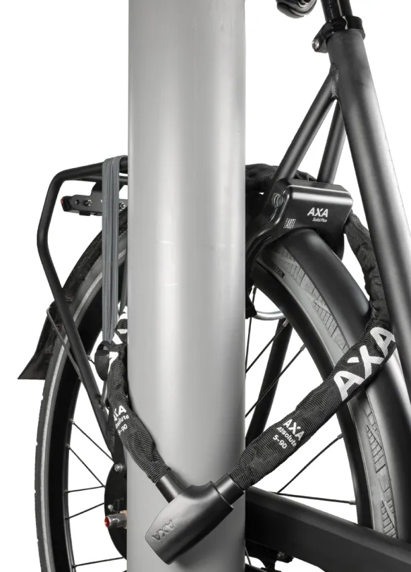 Zámek AXA ABSOLUTE 90/5 mm black řetězový
