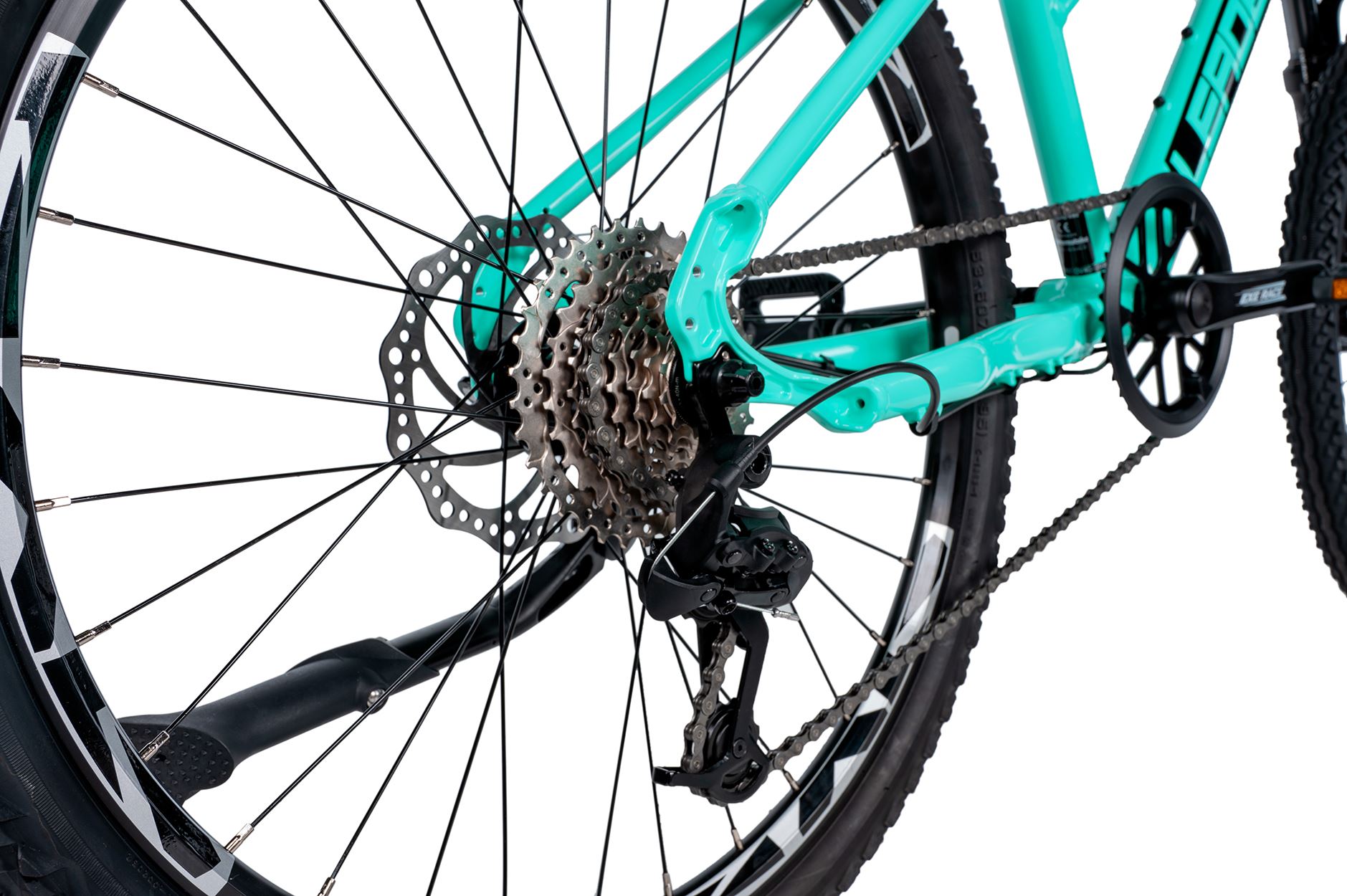 Dívčí kolo Leader Fox CAPITAN 24" Disc /1x8/ 2025 světlá modrá/černá 