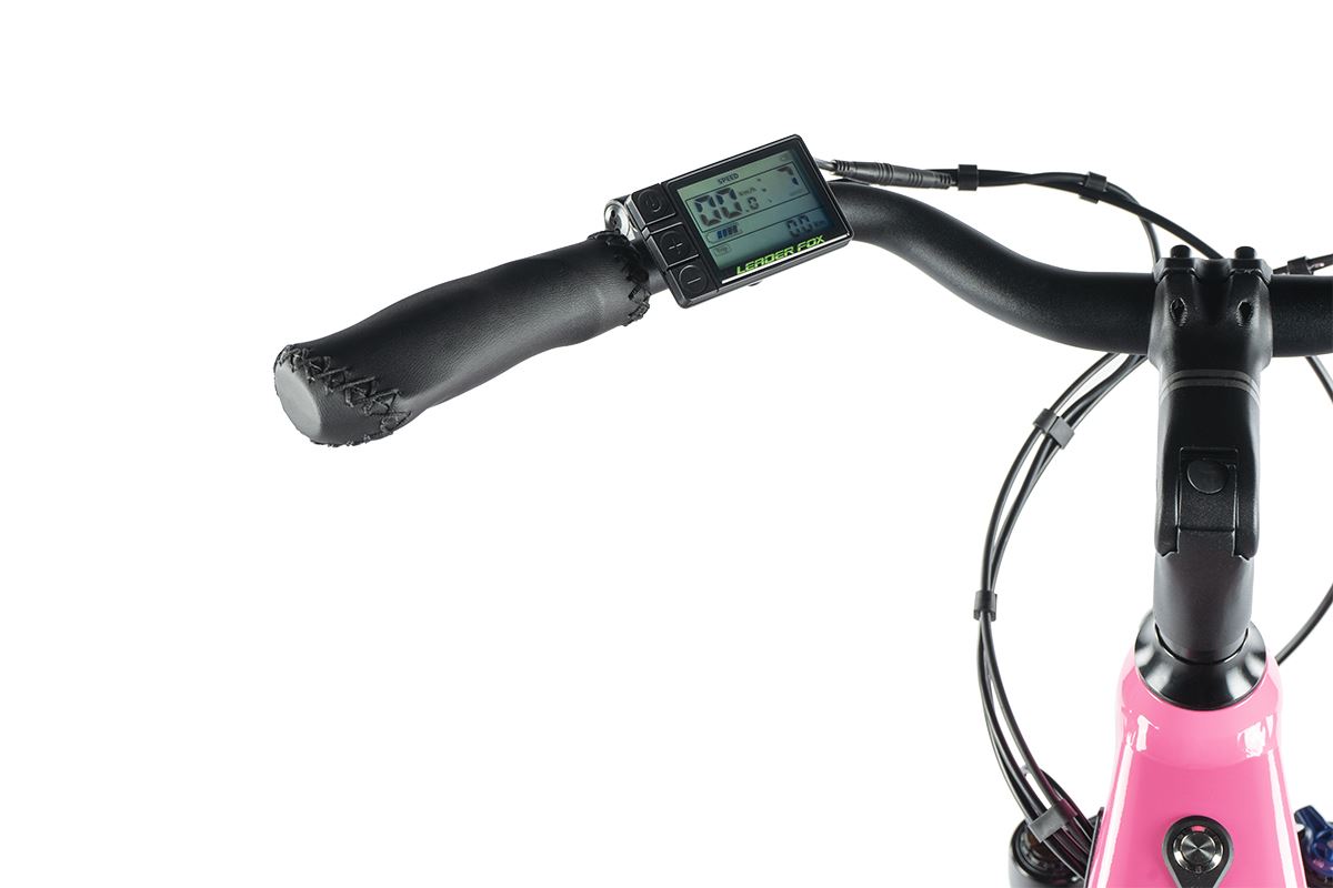Městské elektrokolo 28" Leader Fox NARA 15Ah 2023 růžová,vel.20"