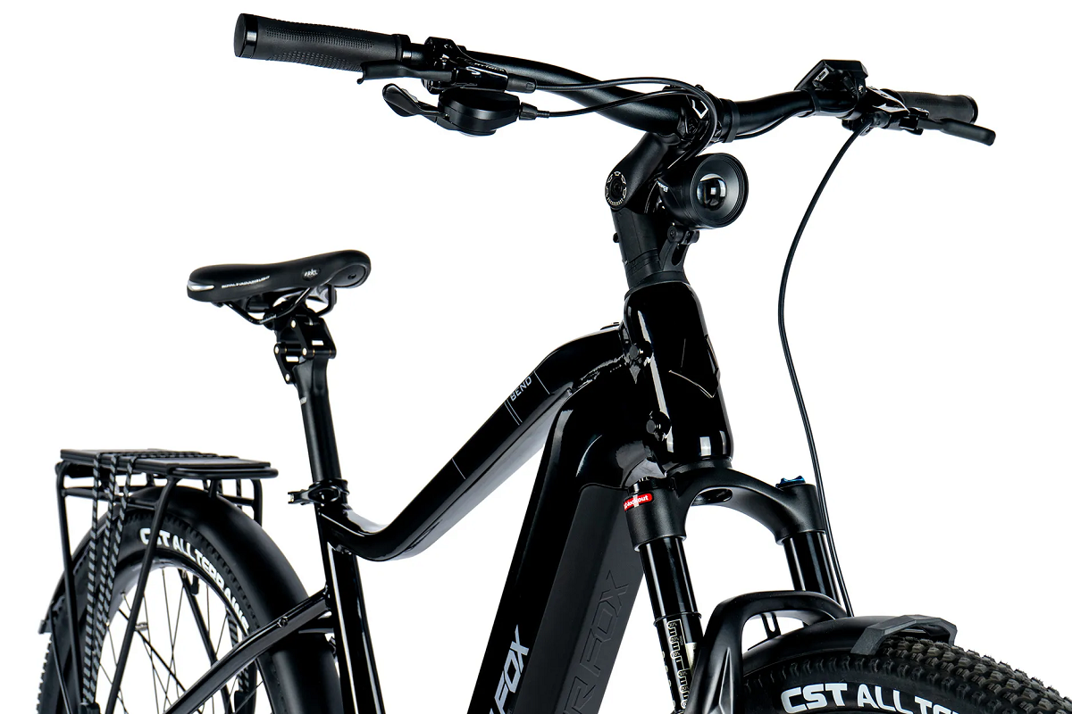 Elektrokolo 28" Leader Fox BEND pánské 2024 23,2Ah M510 black, vel.19" -AKCE!