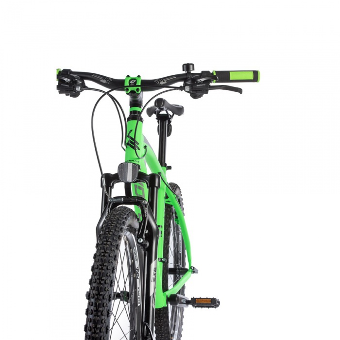 Horské kolo 26" Leader Fox MXC Man 2022 neon zelená /3x7/ vel.20" - AKCE!