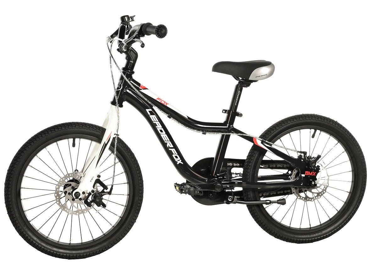 Dětské kolo Leader Fox FOX 18" UNI 2025 black/white