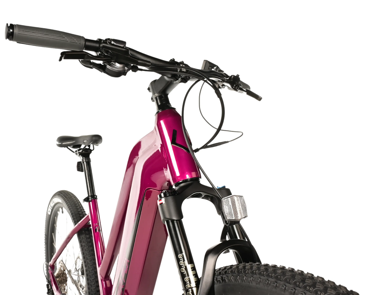 Dámské horské elektrokolo 29" Leader Fox SWAN 2025 20Ah, M300, violet vel.18" 