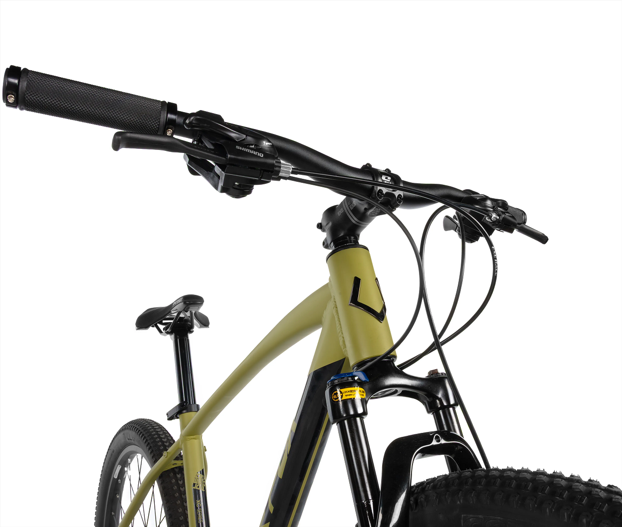 Horské kolo 27,5" Leader Fox JASPER 2026 army green/black vel.20"