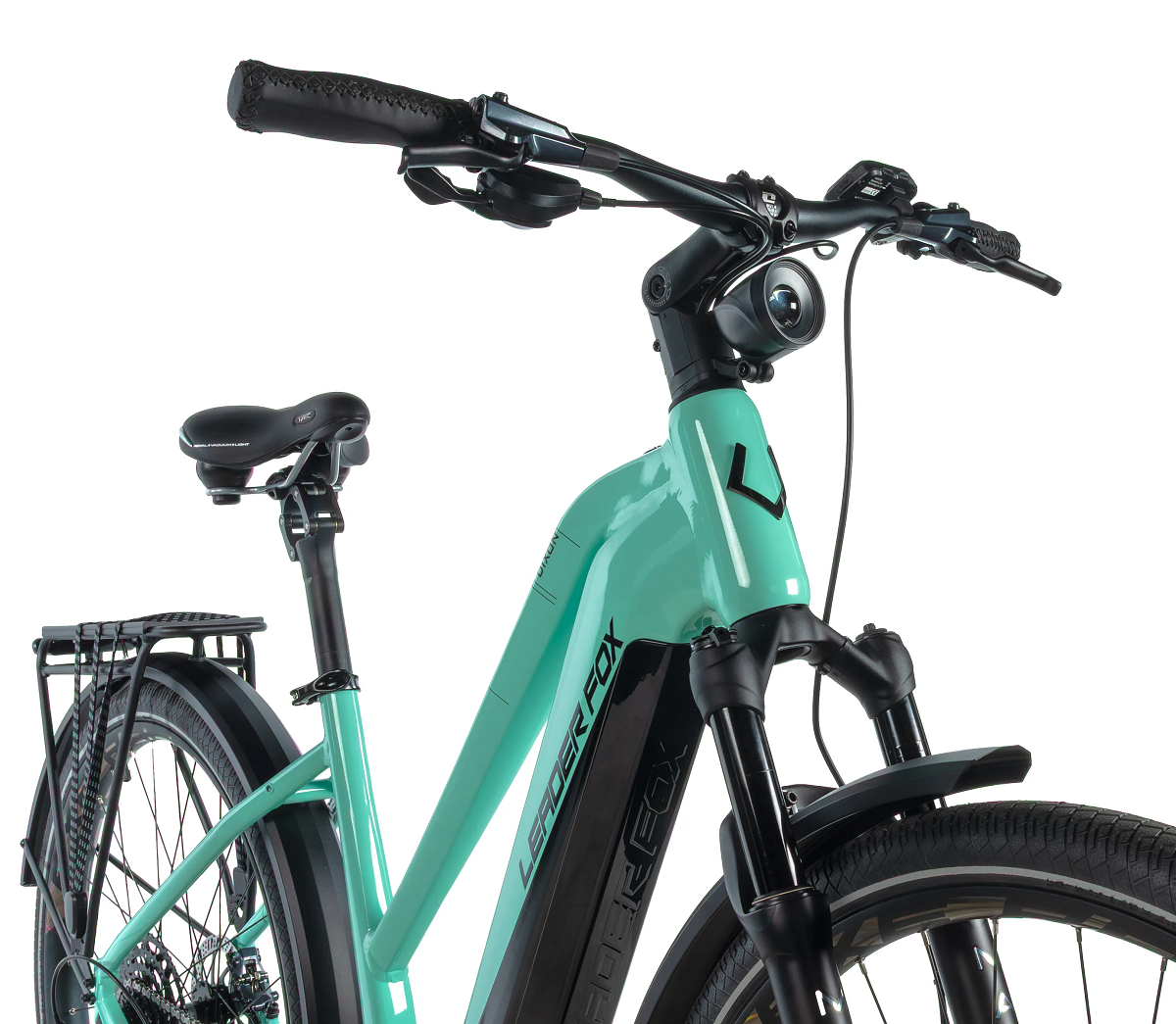 Elektrokolo 29" Leader Fox DIXON 2026, 23,2Ah, PANASONIC GX, blue/black, vel. 16,5", dámské 