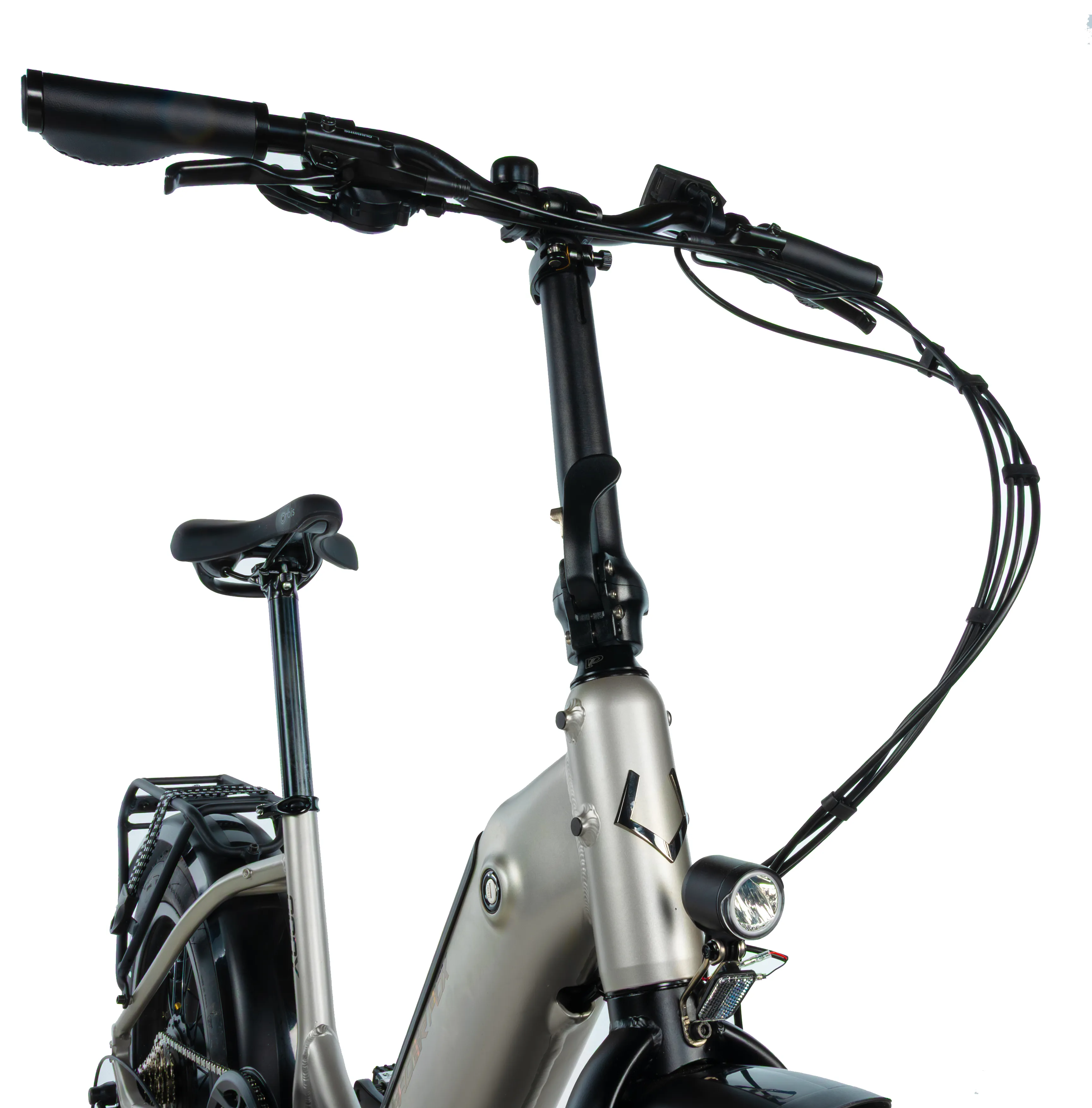 Elektrokolo skládací 20" Leader Fox CODY FAT Bike 16Ah 2025 stříbrná