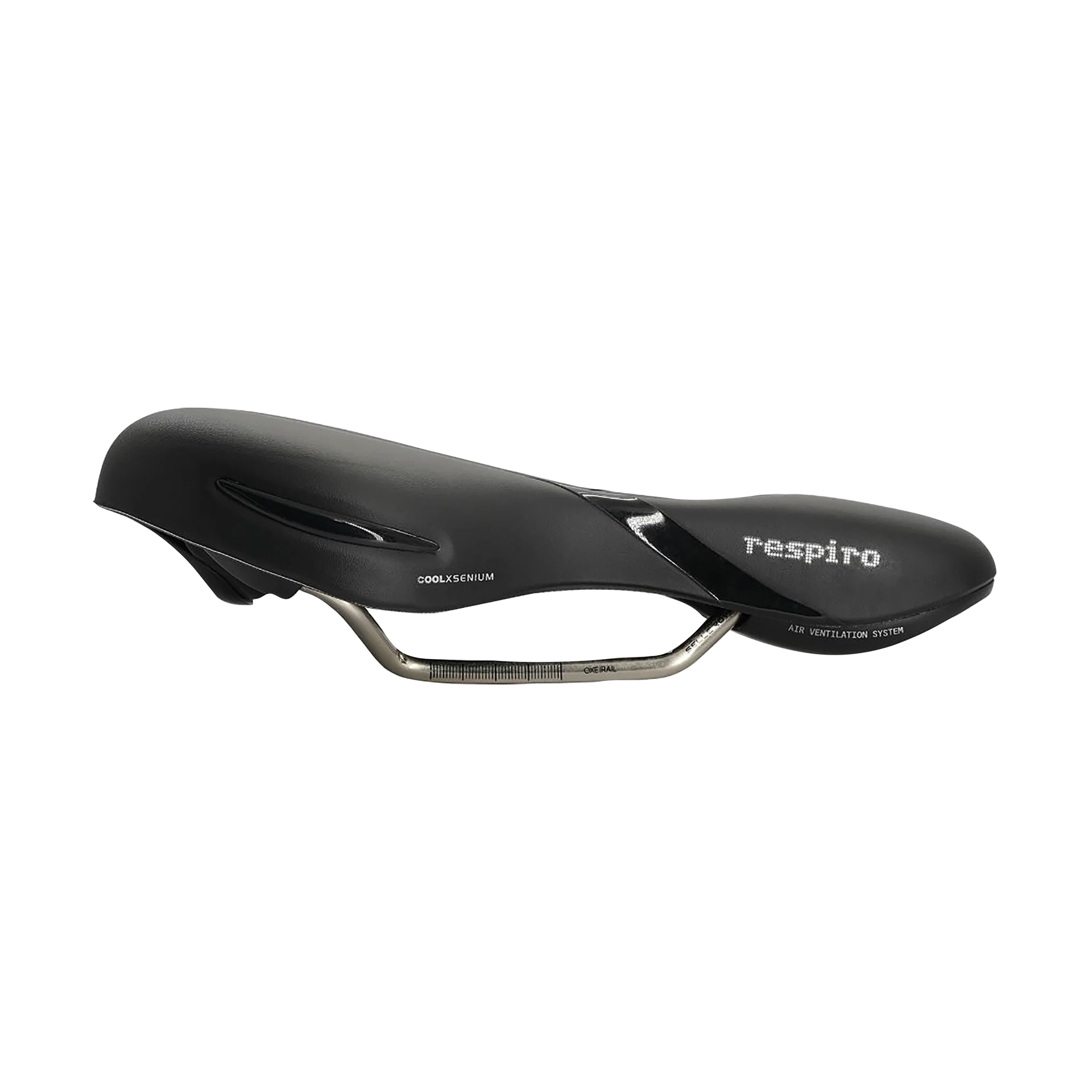 Sedlo gelové Selle Royal RESPIRO ATHLETIC Unisex černé, Stracciatella