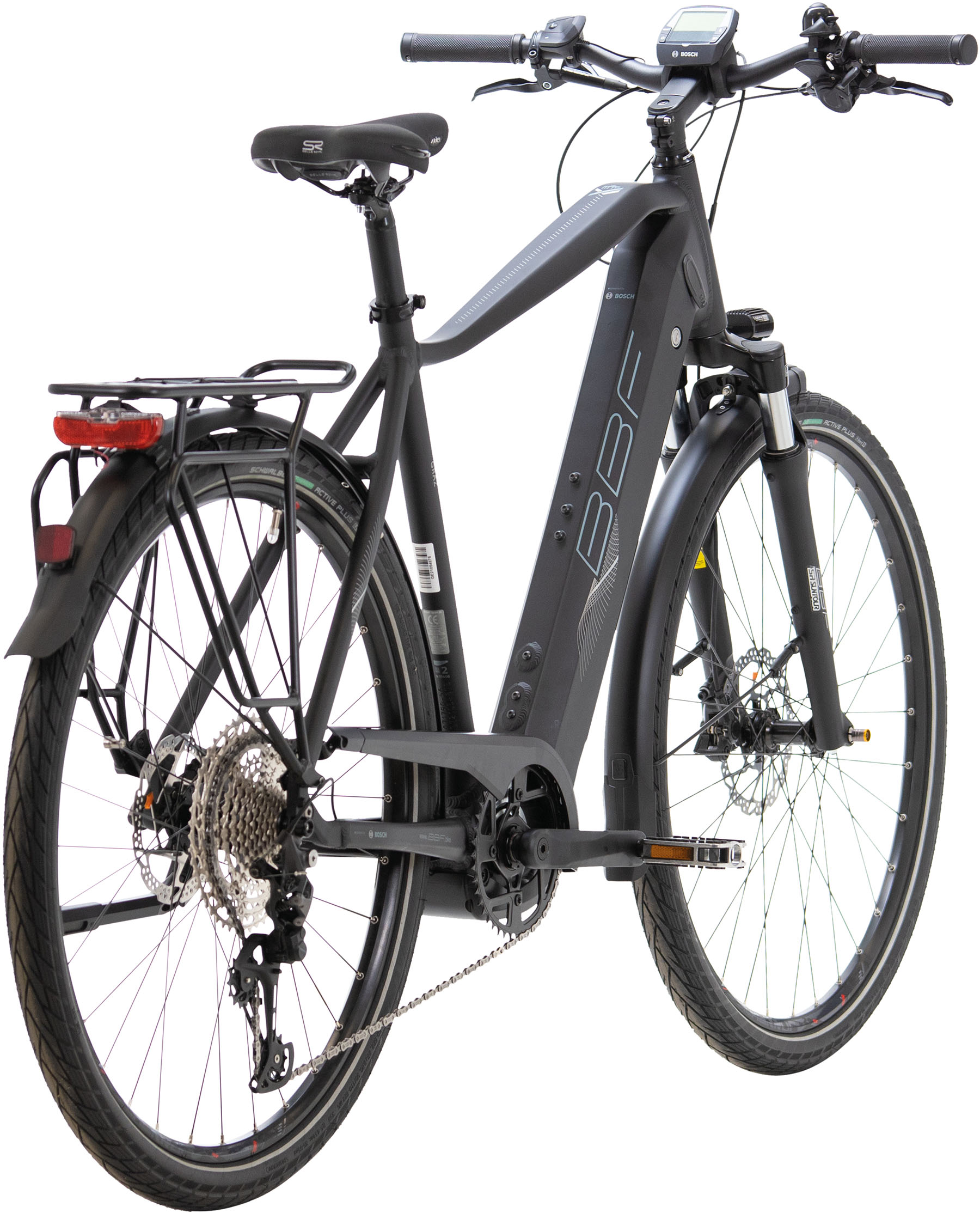 Trekingové elektrokolo 28" BBF Basel 4.0 Graz 2025, Bosch Performance CX, 625 Wh, černá mat, 52cm/20,5" - Super cena!