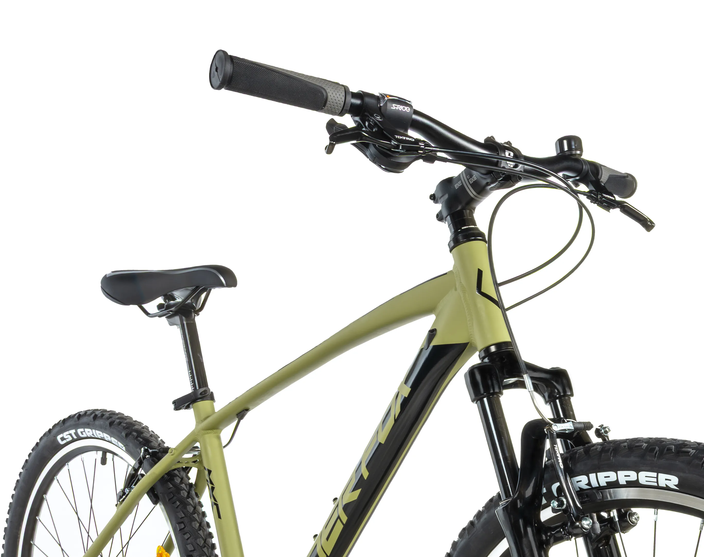 Horské kolo 26" Leader Fox MXC 2027, junior, Khaki/black /1x9/, vel.14"