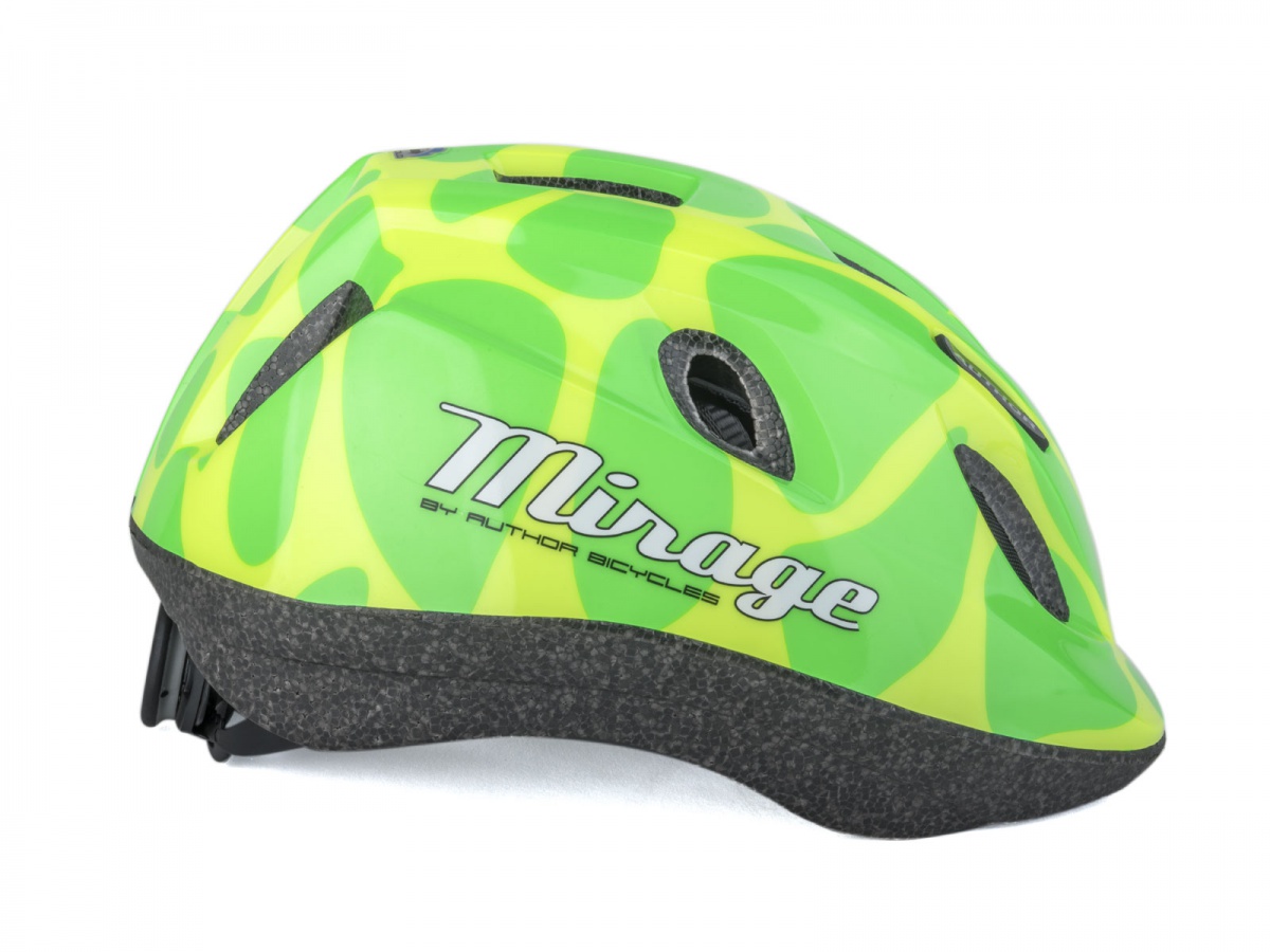 Přilba Author Mirage Inmold 52-56cm (198 žlutá/zelená)
