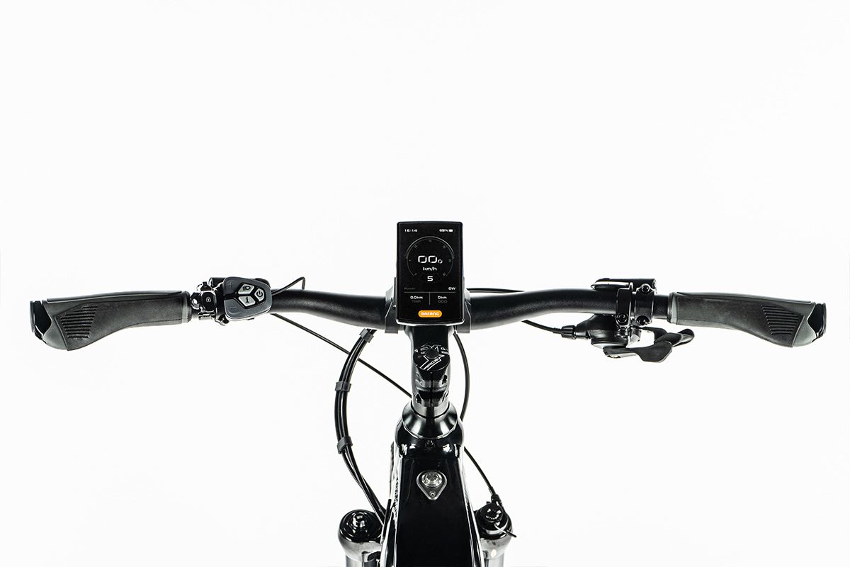 Horské elektrokolo 29" Leader Fox AWALON Lady 2023 black/white vel.16,5" 