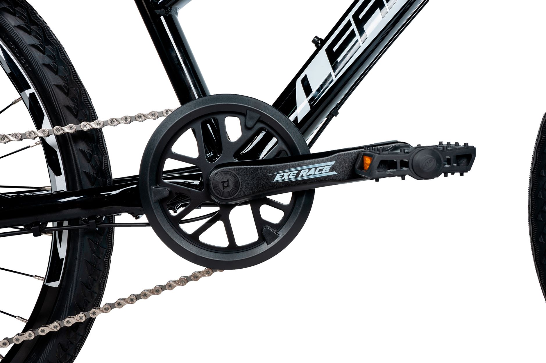 Dívčí kolo Leader Fox CAPITAN 24" Disc /1x8/ 2025 černá/bílá 