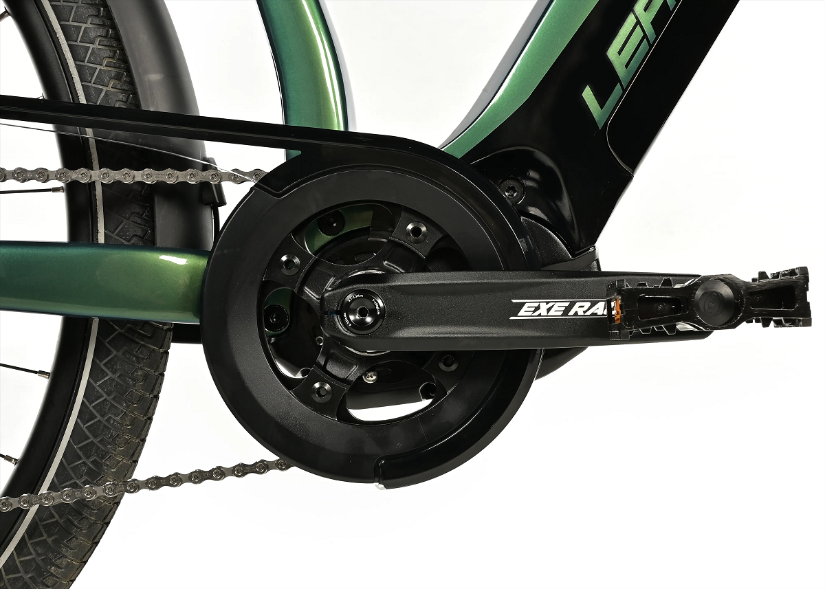 Elektrokolo 28" Leader Fox LUCAS 2025 20Ah, M420, bottle green/black, vel. 22,5"