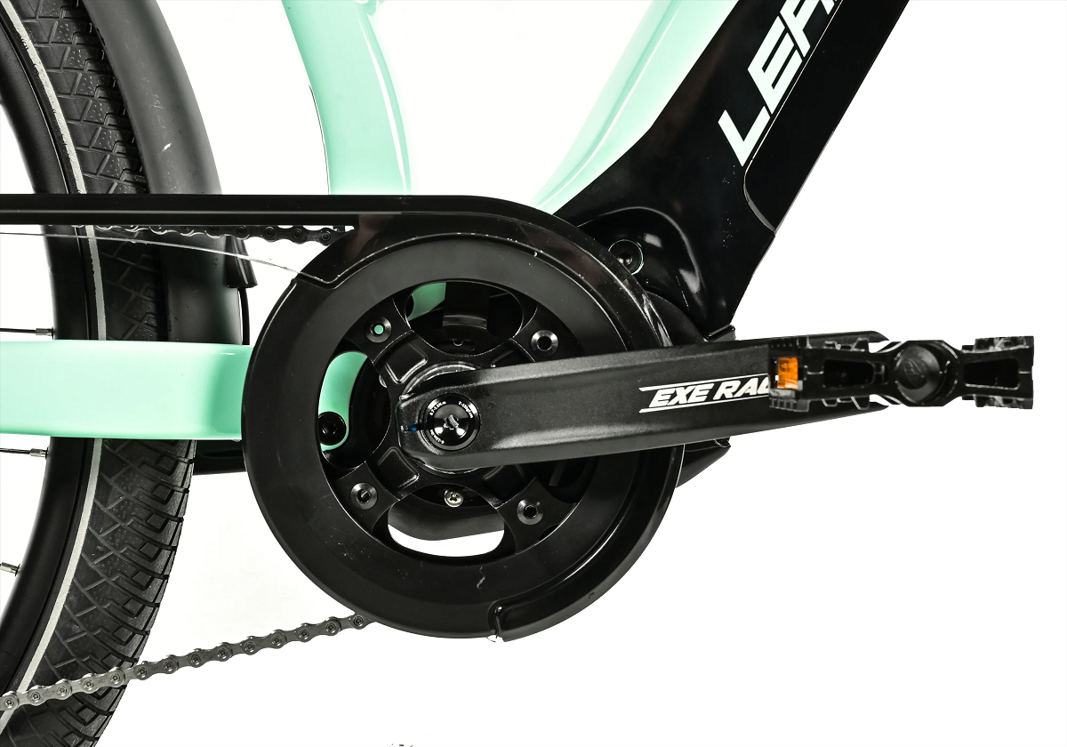 Elektrokolo 28" Leader Fox LUCAS 2025, 20Ah, M420, light blue/black, vel. 20"