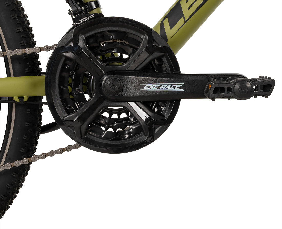 Dětské kolo Leader Fox SPIDER dívčí 24" /3x7/ 2026 army green
